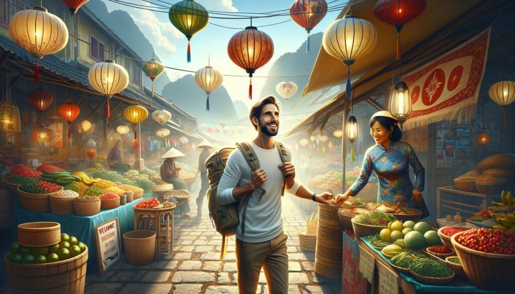 viajero en vietnam