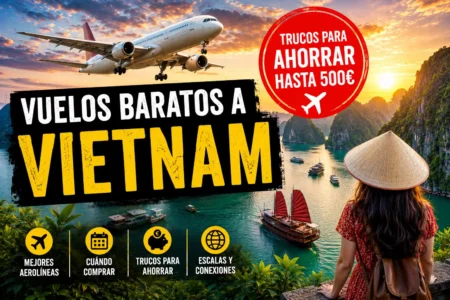 Vuelos a Vietnam desde España: cómo encontrar los más baratos en 2026